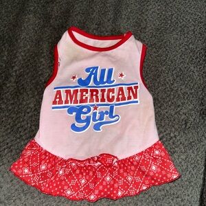 All American Girl Dog Dress Size Small